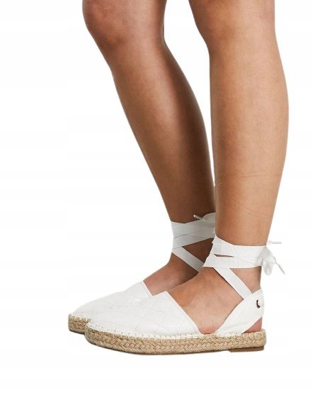 TRUFFLE COLLECTION DAMSKIE ESPADRYLE BIAŁE 36 ROB