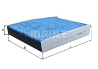 Filtry kabinowe - Filtr, wentylacja przestrzeni pasażerskiej Mahle LAO 879 - miniaturka - grafika 1