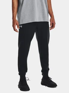 Spodnie dresowe męskie joggery Under Armour Rival Fleece 1379774-001 Czarny Under Armour 1379774-001 Czarny - Spodnie męskie - miniaturka - grafika 1