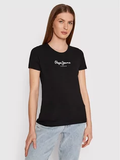 Koszulki i topy damskie - Pepe Jeans Koszulka Damska T-shirt Biały Xxs - grafika 1