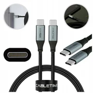 Kable USB - AUDA Kabel USB-C typ-C Quick Charge 4.0 PD 60W 1m - miniaturka - grafika 1