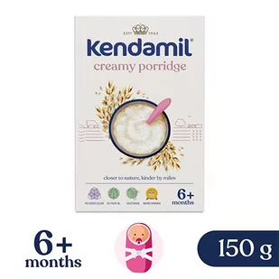 Kendamil Mleczna kremowa kaszka owsiana, 150g - >>> DARMOWA od 99zł <<<- - Kaszki dla dzieci - miniaturka - grafika 1