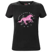 Koszulki jeździeckie - Koszulka młodzieżowa START Kennedy jeździecka czarna, rozmiar: 158 - miniaturka - grafika 1