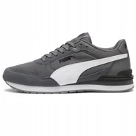 Buty sportowe męskie - Buty męskie sportowe Puma St Runner V4 Mesh 399666 03 szare 44.5 - miniaturka - grafika 1