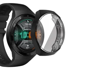 Alogy Etui silikonowe z folią ochronną do HUAWEI Watch GT 2e 9391X1 - Akcesoria do smartwatchy - miniaturka - grafika 1