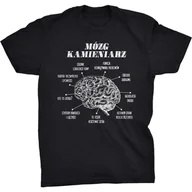 Koszulki męskie - Koszulka T-shirt Mózg Kamieniarza Śmieszny Prezent na Święta Urodziny - miniaturka - grafika 1