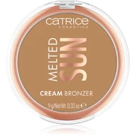 Bronzery i konturowanie twarzy - Catrice - Melted Sun - Cream Bronzer - Kremowy bronzer - 9 g - 020 BEACH BABE - miniaturka - grafika 1