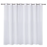 Firany - Firanka z kółkami MARY 290 x 160 cm biały - miniaturka - grafika 1