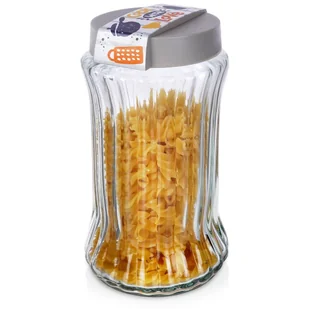 Pojemnik na produkty sypkie szklany 1,6 l - Pojemniki kuchenne - miniaturka - grafika 1