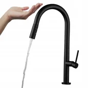 Baterie kuchenne - Delvant Touch Bateria Kuchenna Dotykowa Czarna - miniaturka - grafika 1