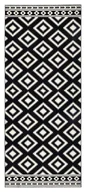 Dywany - Czarno-biały chodnik Hanse Home Gloria Ethno, 80x200 cm - miniaturka - grafika 1
