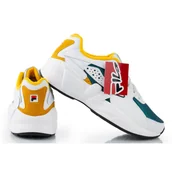 Buty trekkingowe męskie - Buty do biegania męskie Fila Mindblower białe - miniaturka - grafika 1