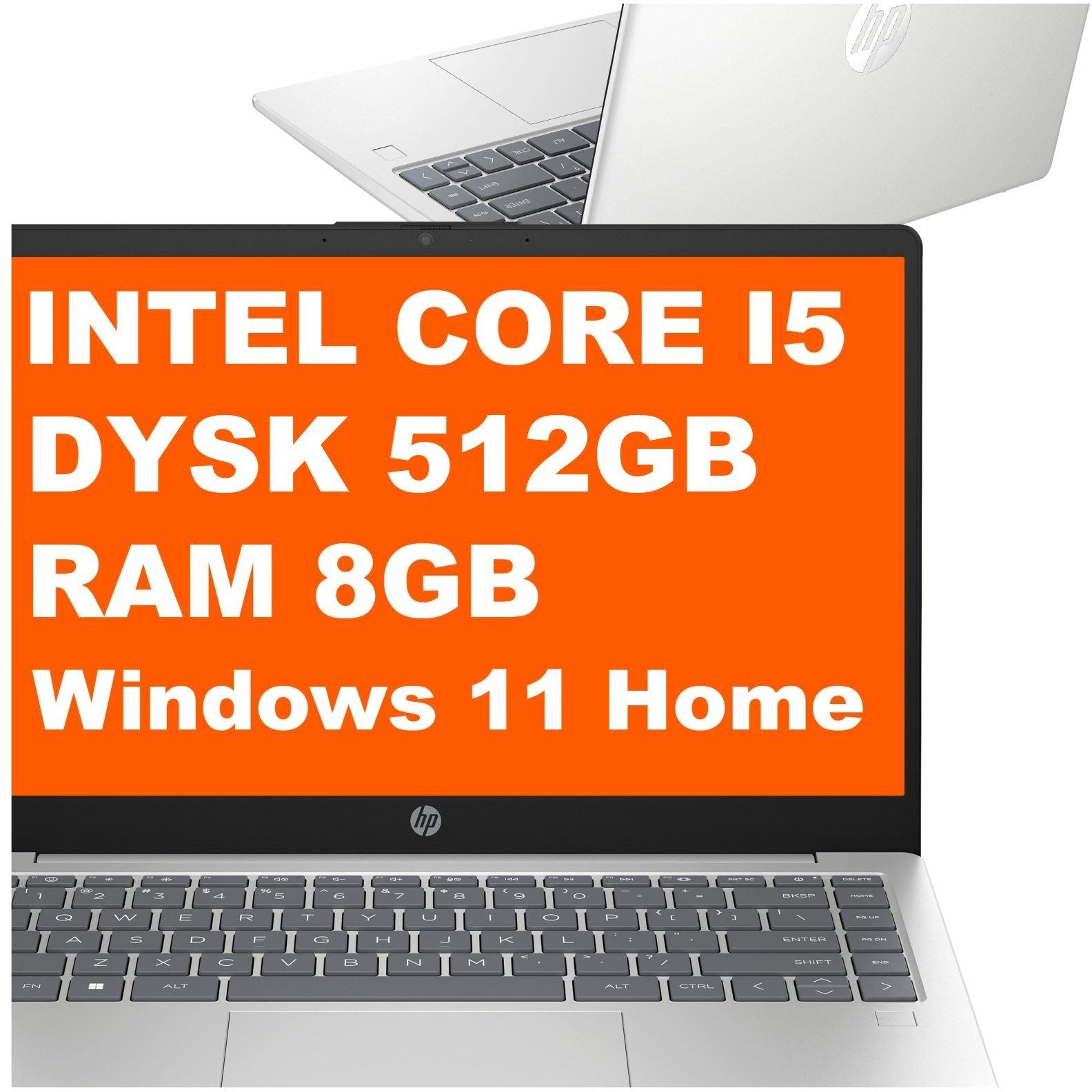 HP 14-ep0022na / C7DX5EA / Core i5 / 8GB / 512GB / Iris Xe / FullHD / Win 11 / Srebrny C7DX5EA_8GB_512GB_W11
