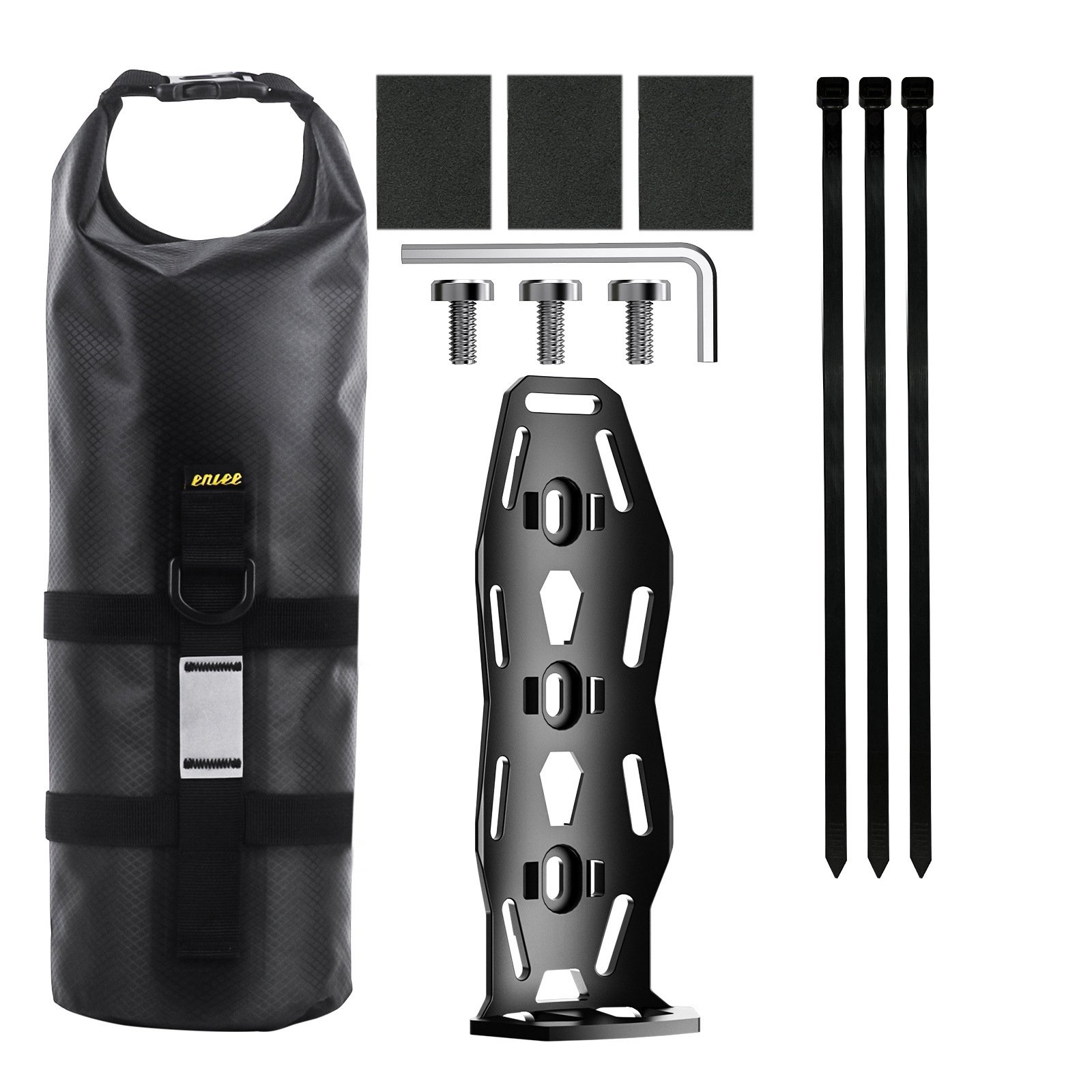 Torba na przedni widelec rowerowy, wodoodporna torba outdoorowa, 5-litrowa torba podróżna na rower górski, torba + uchwyt na rower szosowy