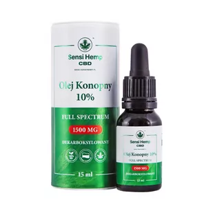 PROSPECTOR BEAUTY GROUP SP. Z O.O. Sensi Hemp CBD oil 10% 15ml płyn - 10 ml 9098957 - Suplementy naturalne - miniaturka - grafika 1