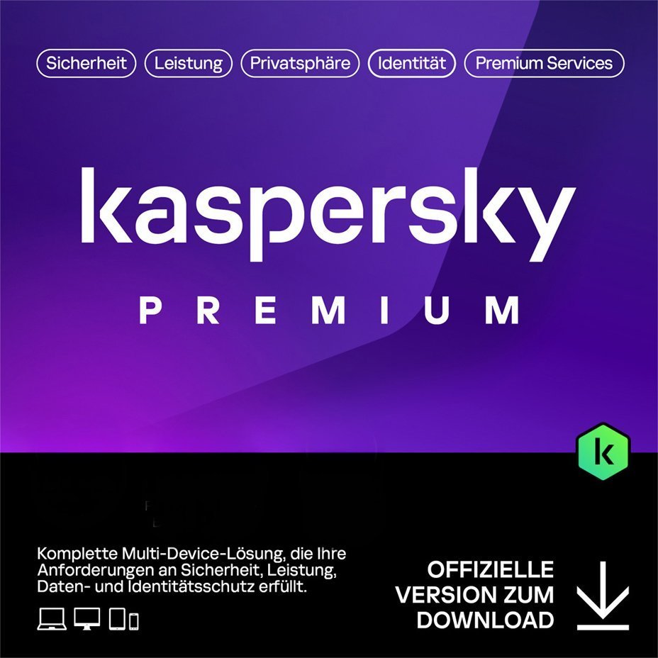 Kaspersky Lab Kaspersky Lab Premium AntiVirus - 3 Geräte - 2 Jahre - Deutsch - ESD KL1047GDCDS