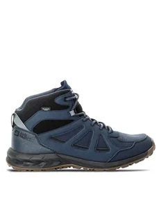 Jack Wolfskin Trekkingi Woodland 2 Texapore Mid M 4051261 Granatowy - Buty trekkingowe męskie - miniaturka - grafika 1