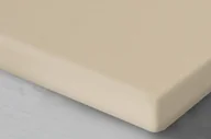 Prześcieradła - Prześcieradło satynowe z gumką 200x220 beż-36 - miniaturka - grafika 1