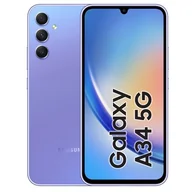 Telefony komórkowe - Samsung Galaxy A34 5G 6GB/128GB Dual Sim Fioletowy - miniaturka - grafika 1