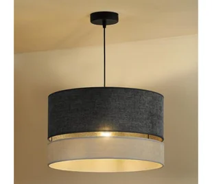 Duolla - Żyrandol na lince DOUBLE 1xE27/15W/230V śr. 40 cm szary - Lampy sufitowe - miniaturka - grafika 1