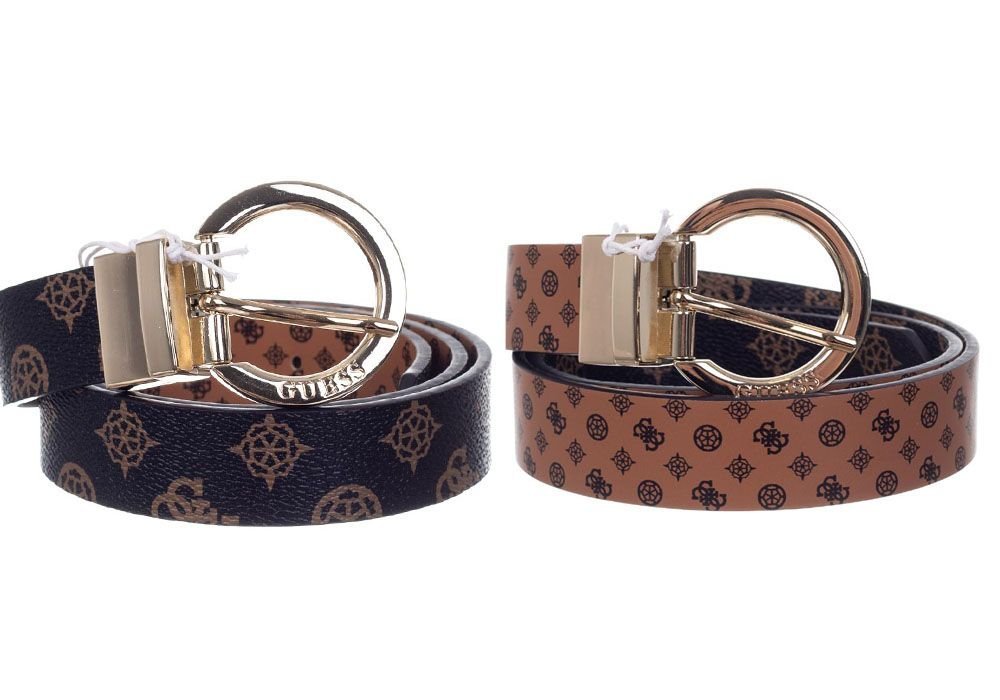 Guess Pasek Do Spodni Cessily Rev Adjust P Black/Brown Bw7500Vin30 Mcm S