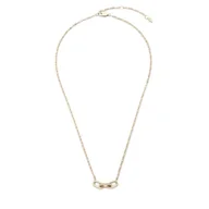 Naszyjniki - Naszyjnik Fossil JF04523710 Złoty - miniaturka - grafika 1