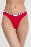 Stroje kąpielowe - Tommy Hilfiger brazyliany kąpielowe kolor czerwony UW0UW05293 - miniaturka - grafika 1