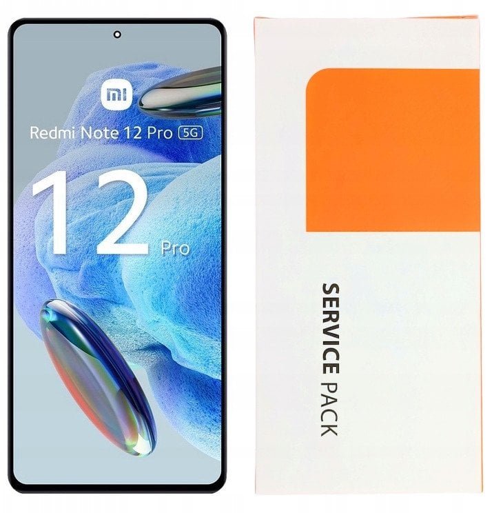 ORYGINAŁ WYŚWIETLACZ EKRAN LCD DO XIAOMI REDMI NOTE 12 PRO 5G RAMKA