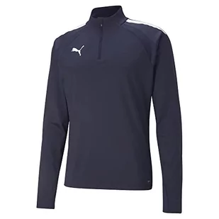 PUMA PUMA Bluza męska Teamliga 14 Zip Top Peacoat-Puma White m 657236 - Bluzy męskie - miniaturka - grafika 1