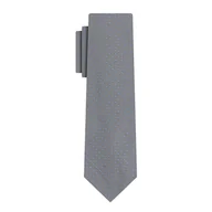 Krawaty i muchy męskie - Krawat szary w błękitne kropki EM 17 - EM Men's Accessories - miniaturka - grafika 1