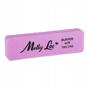 Polerka Buffer Szeroka Soft Molly Lac 180/240 - Akcesoria do paznokci - miniaturka - grafika 1