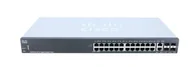 Switche - SMB SG500 24x 1GE PoE+ 180W, 2 combo SFP/RJ45, 2x1GE/5GE SFP Switch Cisco - miniaturka - grafika 1