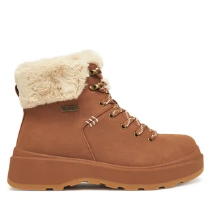 Botki Skechers Park City 168087/CSNT Brązowy - Botki damskie - miniaturka - grafika 1