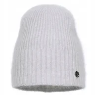 Czapki damskie - Czapka zimowa damska z angory KAJA Jasny szary - miniaturka - grafika 1