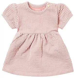 Sukienki - Noppies Baby Girls Dress Ness Short Sleeve Stripe Sukienka do gry dla dzieci, Rose Dawn - N026, 86 - grafika 1