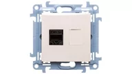 Gniazdka elektryczne - LEDart komputerowe RJ45 pojedyncze kremowe C51.01/41 Kontakt Simon10 - miniaturka - grafika 1