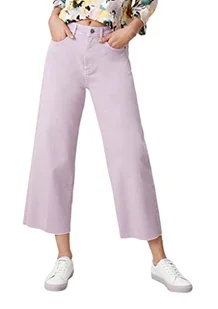 s.Oliver Damskie spodnie 7/8, fioletowy stretch denim, 44 - Spodnie damskie - miniaturka - grafika 1