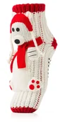 Skarpetki damskie - Świąteczne Skarpetki Damskie - Mikołajki, Święta - miniaturka - grafika 1