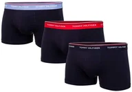 Majtki męskie - Tommy  Hilfiger Bokserki Męskie Trunk 3 Pary Black Um0Um01642 0Wc L - miniaturka - grafika 1