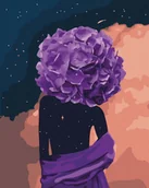 Malowanie po numerach - Malowanie po numerach - Fioletowy urok 40x50cm - miniaturka - grafika 1