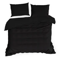 Pościel - Pościel Bawełniana 200X220 Czarna - miniaturka - grafika 1