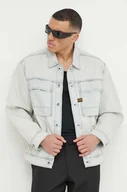 Kurtki męskie - G-Star Raw kurtka jeansowa męska kolor niebieski przejściowa - miniaturka - grafika 1