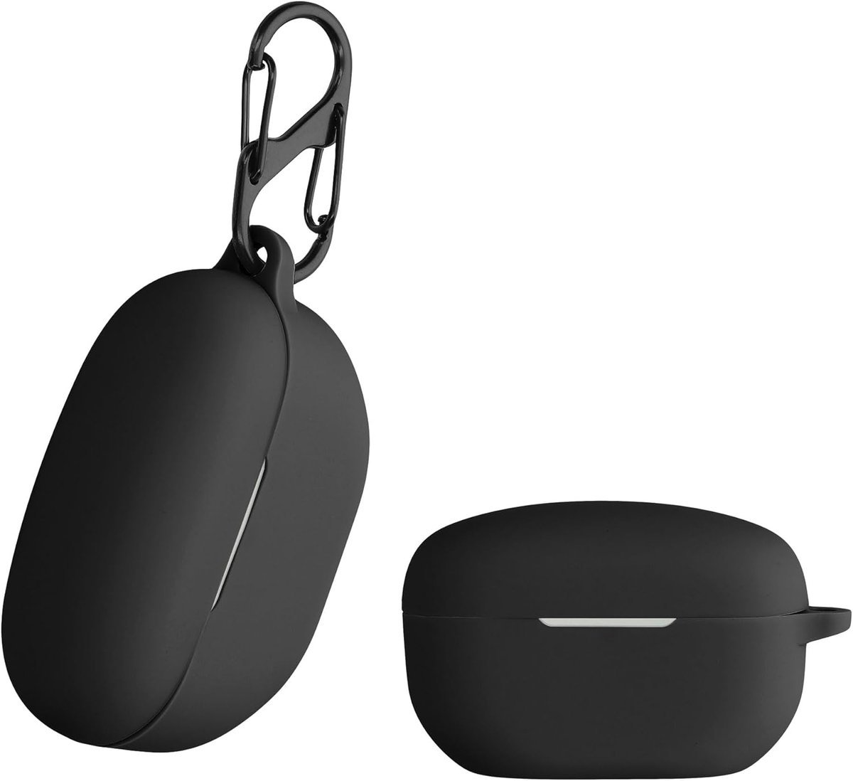 kwmobile Etui kompatybilne z Sony WF-1000XM5 - silikonowe etui na słuchawki douszne - czarne