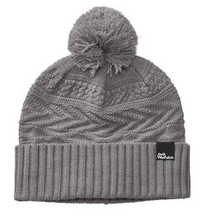 Damska Czapka zimowa JACK WOLFSKIN LORELEI BEANIE W 1910901-2174 – Szary - Czapki damskie - miniaturka - grafika 1