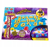 Masy plastyczne - Piasek Kinetyczny 500G Nauka Liczenia Foremki Mata - miniaturka - grafika 1