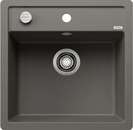 Zlewozmywaki - Zlewozmywak granitowy BLANCO Dalago 5-F Silgranit Wulkaniczny szary 527245 - miniaturka - grafika 1