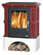 Piece wolnostojące - ABX Piec kaflowy Bavaria Cokół Równy - KASZTAN - miniaturka - grafika 1