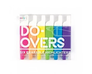 Kolorowe Baloniki Wymazywalne flamastry neonowe dwustronne zakreślacze 6 sztuk KOLOROWE BALONIKI - Przybory szkolne - miniaturka - grafika 2