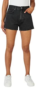 Pepe Jeans Damskie szorty jeansowe Suzie, Czarny (Denim-xf6), 31W - Spodenki damskie - miniaturka - grafika 1