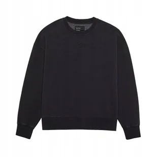 BLUZA FOX WORDMARK OVERSIZED FLEECE CREW BLACK L - Bluzy męskie - miniaturka - grafika 1